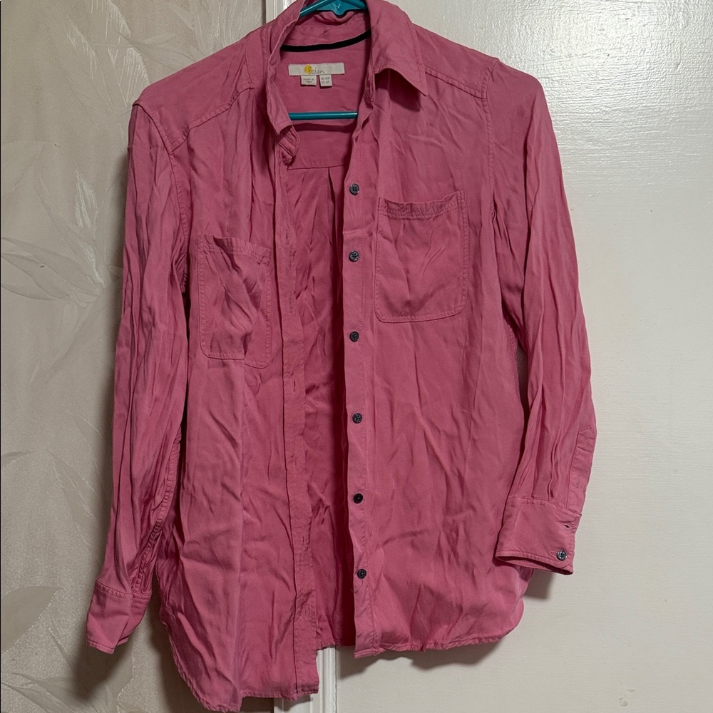 Boden Vibrant Pink Collared Shirt